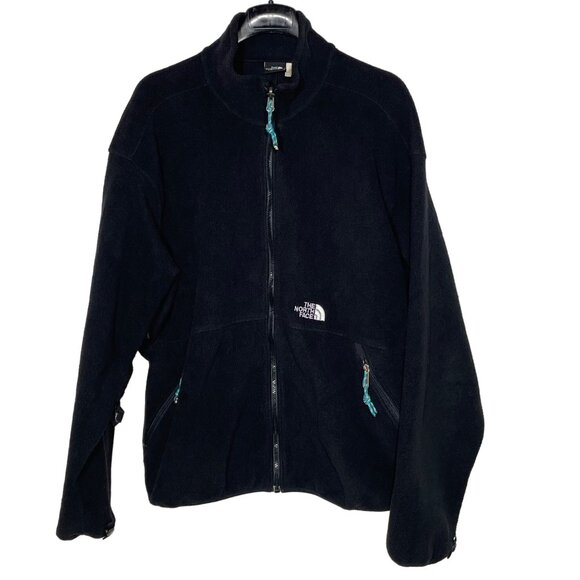 The North Face Jackets & Blazers - The North Face Women's Vintage Full Zip Fleece Jacket Black Sz XL Gorpcore